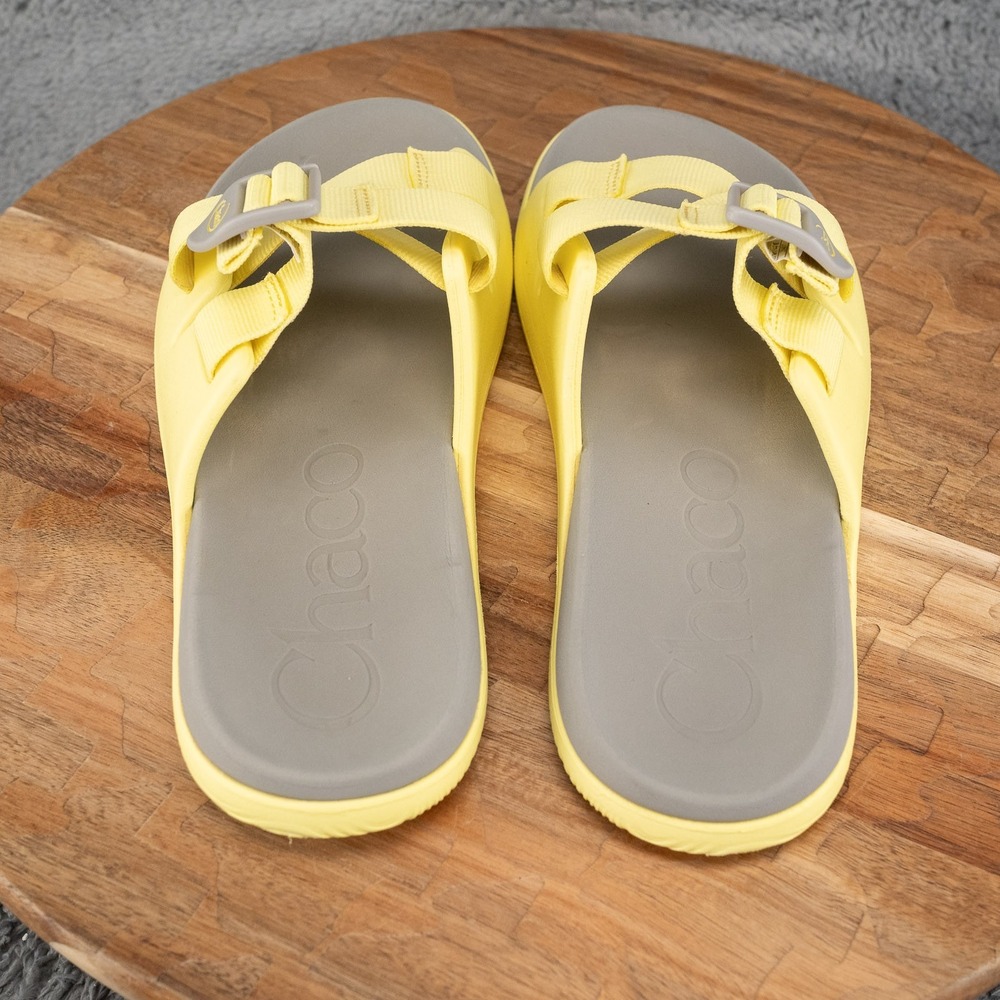 Chaco Yellow Women's Chillos Slip On Slides JCH107822 Size 8 - Picture 4 of 6